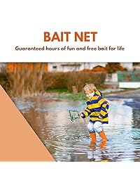 Lanaak   Bastón de pesca para niños, con red, bolsa de viaje, carrete y guía para principiantes, kit de caña y carrete para niños, niñas o jóvenes