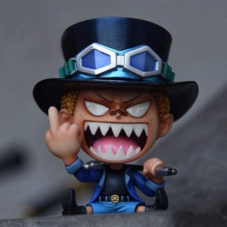 Amazon Co Jp Kyenui アニメ図像ワンピースサボおもちゃ人形アニメプレゼントさ8cm ホーム キッチン