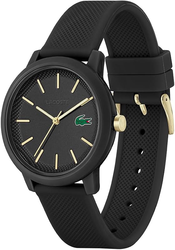 Orologio Analogico al Quarzo da Uomo Collezione LACOSTE.12.12 con Cinturino in Silicone Nero - 2011233