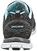 Skechers Flex Appeal Pretty City Womens Sneakers Black/Light Blue 9