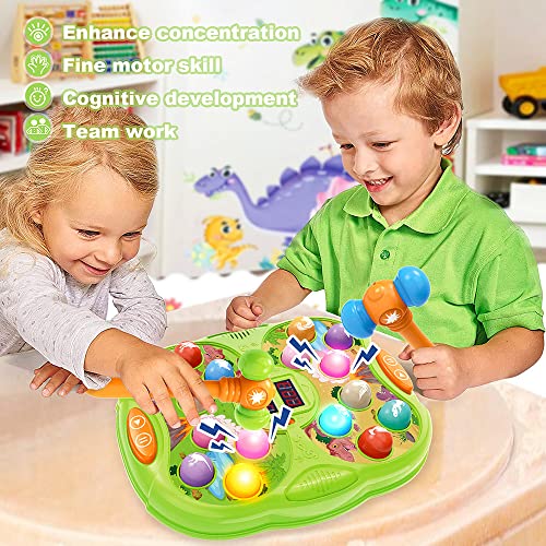 Bstoyder Pound A Mole Game, Whack A Dinosaur Game Toy for Toddler
