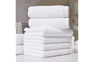 Towels 1Pack Premium Wash Cloths, 12 by 12 Inches Face Towels, Highly Absorbent and Soft Feel Essential Washcloths for Bathro
