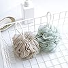 Bath Loofahs Sponge Shower Pouf Body Scrubber Ball 4 Pack Colors Exfoliate with Lathering Cleanse & Beauty Bathing…