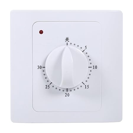 Fdit Indoor Digital Timer Umschalter AC 220 V 10A 30 Min Elektrische Zeit Countdown Schalter Zeitschaltuhr Steuerbuchse für H