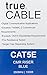 trueCABLE Cat5e Riser (CMR), 1000ft, Blue, 24AWG 4 Pair Solid Bare Copper, 350MHz, PoE++ (4PPoE), ETL Listed, Unshielded Twisted Pair (UTP), Bulk Ethernet Cable