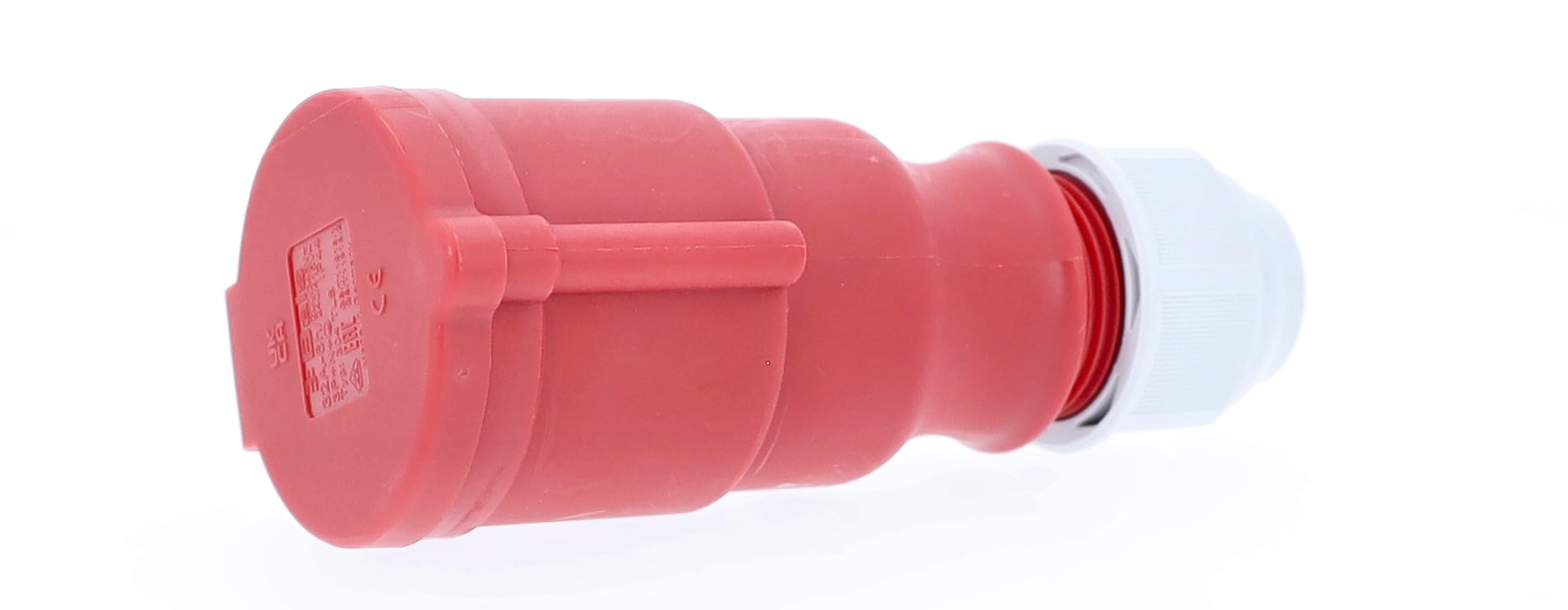 AS – Schwabe Mennekes CEE KUPPLUNG with Hinged Lid, 400 V, A, RED, 32 61427