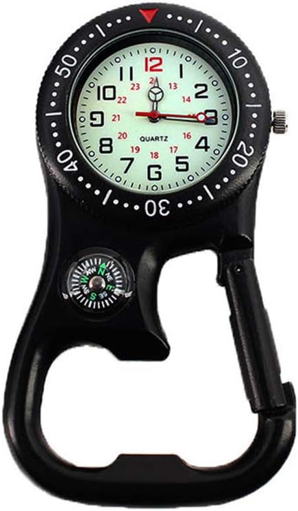 waterproof carabiner watch