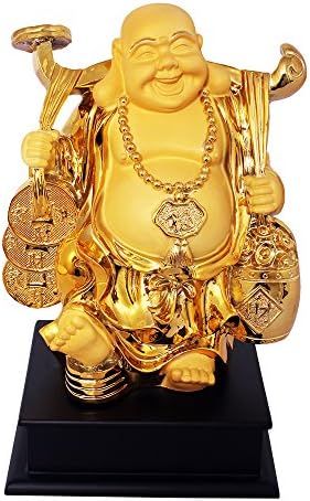 ART N HUB Fengshui God Laughing Buddha Vastu Statue Home Décor Gift Item(H-27 cm)