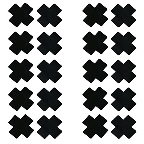10 Pairs Black Adhensive Nipple Covers Disposable Breast Pasties Patels - Thumbnail 5