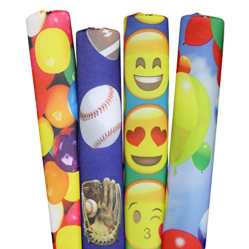 Designer Noodle Pool & Water Swim Noodle, Sports, Emojis, Gumballs, Balloons, 58" x 2.6"
