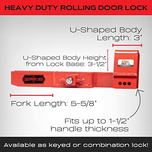 Equipment Lock Heavy Duty Rolling Door Lock HDRDL Roll Up Door Lock