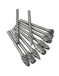 Tojwi 10X, rebabas de carburo sólido para taladro giratorio, troquel, afiladora y tallado; broca modelo: 62934