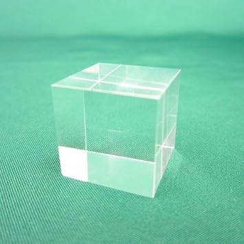 Amazon アクリルブロック 18 18 18mm 3コ入 クリア アクリル プラスチック