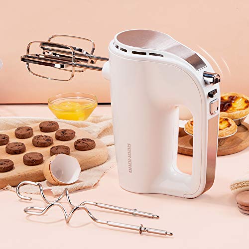 REDMOND Hand Mixer, 5Speed Electric Hand Mixer with Turbo, Easy Eject