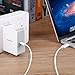 Inateck UCC1002W 45W USB C Charger Travel PD Charger with Foldable Plug and Type C Cable for MacBook, white