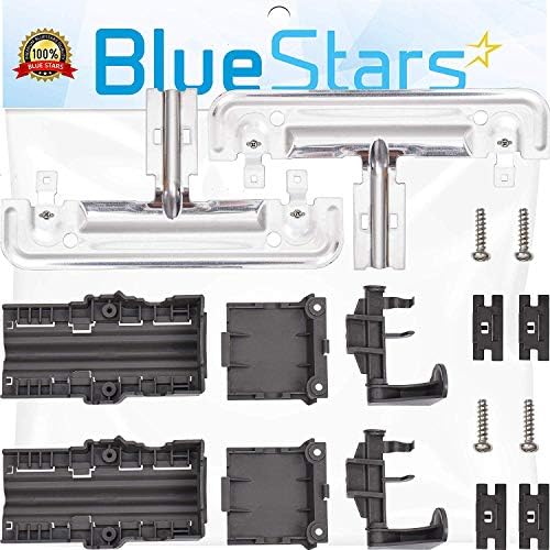 [UPGRADED] Ultra Durable W10712395 Dishwasher METAL Rack Adjuster Kit