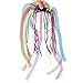 Fun Central X731, 1 Pc, 7.5 Inches Multicolor LED Light Up Party Dreads, LED Light Up Headband, Light Up Hair, Dread Hair, Dreads Wig, Glow Headwear, Party Dreads For Halloween