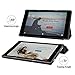 CTsing Case for Amazon Fire HD 8 (2016 Release, 6th Generation)-Trifold stand, Auto Wake/Sleep CoverSlim Fit Premium Vegan Leather Standing Cover Auto Wake/Sleep for Fire HD 8 Table,Black