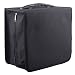 Fasmov Polyester 400 Disc CD/DVD Binder DVD Wallet Case, Black primary