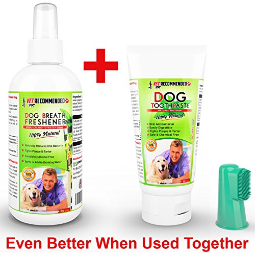 Vet Dog Breath Freshener All Natural Perfect for Bad