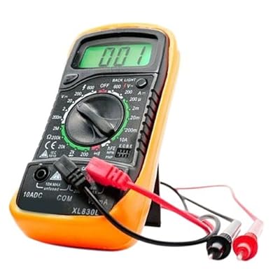 XGXDI EXCEL Digital Multimeter XL830L Volt Meter Ammeter Ohmmeter Tester Yellow