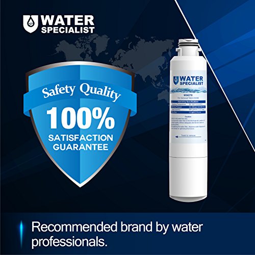 Waterspecialist DA29-00020B Refrigerator Water Filter Replacement for Samsung DA29-00020B, DA29-00020A, HAF-CIN/EXP, 46-9101, 4 Pack
