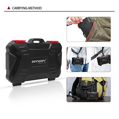 Durable Memory Card Case Holder 24 Slots Waterproof Card Carrying Storage Case for CF/Micro SD/TF/SD Cards