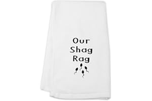 Our Shag Rag Sexy Naughty Gift Cotton Sex Wash Towel Anniversary for Wife Husband Boyfriend Girlfriend (Our Shag Rag Towel CA
