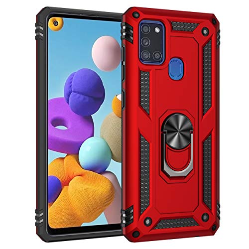 AFARER Galaxy A21S Case, Extreme Protection Military Armor Case