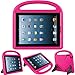 LEDNICEKER Kids Case for iPad 2 3 4 - Light Weight Shock Proof Handle Friendly Convertible Stand Kids Case for iPad 2, iPad 3rd Generation, iPad 4th Gen Tablet - Magenta/Rose