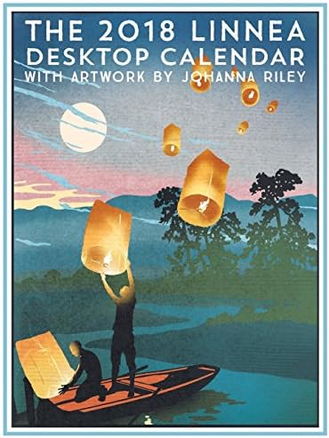 Linnea Design 2018 Desktop Calendar 5 X 7 inches Art by Johanna Riley