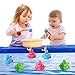 Bath Toys Fishing Floating Spotted Fish(6 Pieces) Toy and Fishing Rod(2 Rods) Best Bathroom for Toddlers Boys Girls Kids Fun time 2 Sets
