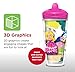 Playtex Sipsters Stage 3 Spill-Proof, Leak-Proof, Break-Proof Insulated Spout Sippy Cups 9 Ounce 2 Count (Color May Vary)