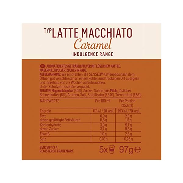 SENSEO Pads Typ Latte Macchiato Caramel Senseopads Kaffeepads 10x5 Getränke – Bild 7
