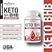 Keto Pills, Patented goBHB Formula - Stimulant Free Keto Burn - Maintain Ketosis, Improve Mental Focus, Support Endurance - Exogenous Ketones for The Ketogenic Diet, 90 Capsules