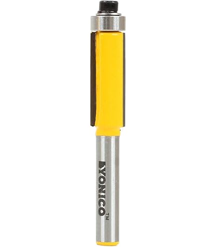 Yonico Spiral Flush Trim 1/4 In. Dia 1/4 In. Shank Solid Carbide Router Bit 14118 - The Home Depot