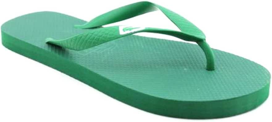 Amazon.com | Lacoste Barona Open Toe Flip Flops Sandals Shoes Green Mens | Sandals