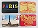 Refrigerator magnets set of 24 Paris Eiffel Tower souvenirs magnetic fridge magnet home decoration accessories arts paste crafts