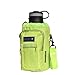 Inertia Gear 64 oz Water Bottle Holder Carrier w/Pockets Worn as a Sling or Backpack (Bottle Not Included) - Lime Green