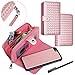 Urvoix iPhone 6 Plus / iPhone 6S Plus Case, Woven Skin Leather Zipper Wallet Detachable/Separable Magnetic Back Shell Cover w/ Hand Strap, Card Slots for iPhone6 Plus/6S Plus(5.5