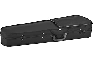 Professional 1 4 Violin Triangle Shape Case Hard Super Light with Shoulder Straps