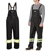Viking Professional Journeyman 300D Trilobal Rip-Stop Fire Resistant Bib Overalls - FR Pants for Men