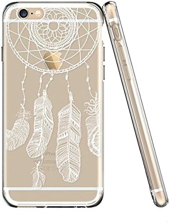 Ecarer iPhone 6, iPhone 6S Case, iPhone 6 Case Clear Hybrid Case [One Piece] TPU Bumper +Hard PC Back Cover Protective Case for iPhone 6s/iPhone 6 (Dream Catcher)