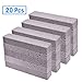 YoleShy 20 Pcs Pumice Stones Sticks Cleaner, Grey Pumice Scouring Pad for Cleaning Toilet Bowl Ring, Bath, Household, Kitchen, Pool - Removing Rust & Lime Calcium