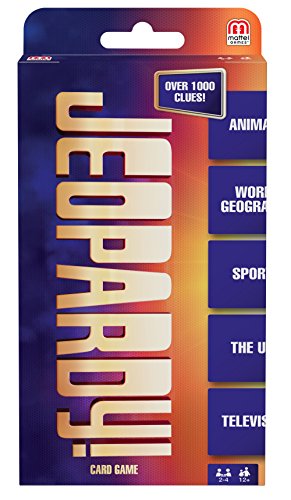 Mattel Games Jeopardy Card Game