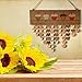 Family Birthday Board - DIY Wooden Calendar Sign Plaque Anniversary Plaque Wall Birthday Reminder Calendar - Home Decorative (brown board)