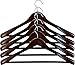 Utopia Home Premium Quality Wooden Hangers - Suit - Coat Hangers - Set of Wooden Hangers - Pack of 6 - Retro