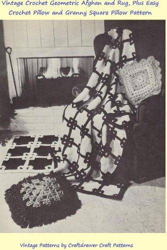 Amazon Com Vintage Crochet Geometric Afghan And Rug Pattern Plus