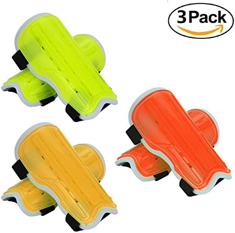 3 Pairs Youth Soccer Shin Guards, Kids Soccer Shin Pads, Various Styles of Breathable and Lightweight Child Calf Protective Gear Soccer Equipment for 3-15 Years Old Boys Girls Teenagers Kids