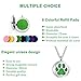Dog Paw Diffuser Necklace Aromatherapy Essential Oil Locket Jewelry for Women Girls Boys